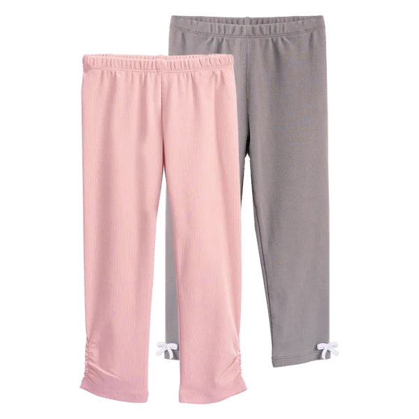 Set 2 quần legging bé gái Animo BH0624021 (9M-6Y,Nhiều màu)