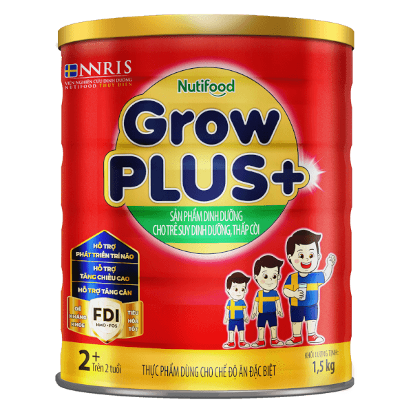 Combo 3 Sữa GrowPLUS+ Đỏ 2+ 1.5kg (Từ 2 tuổi)