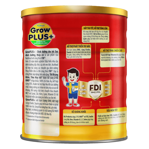 Sữa GrowPLUS+ Đỏ 2+ 1.5kg (Từ 2 tuổi)