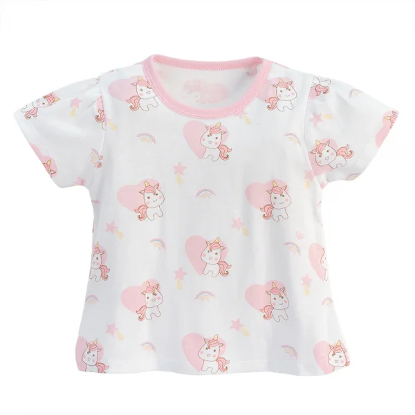 Bộ bé gái ngắn Animo Easy KN0724049 (1-4Y,Hồng)