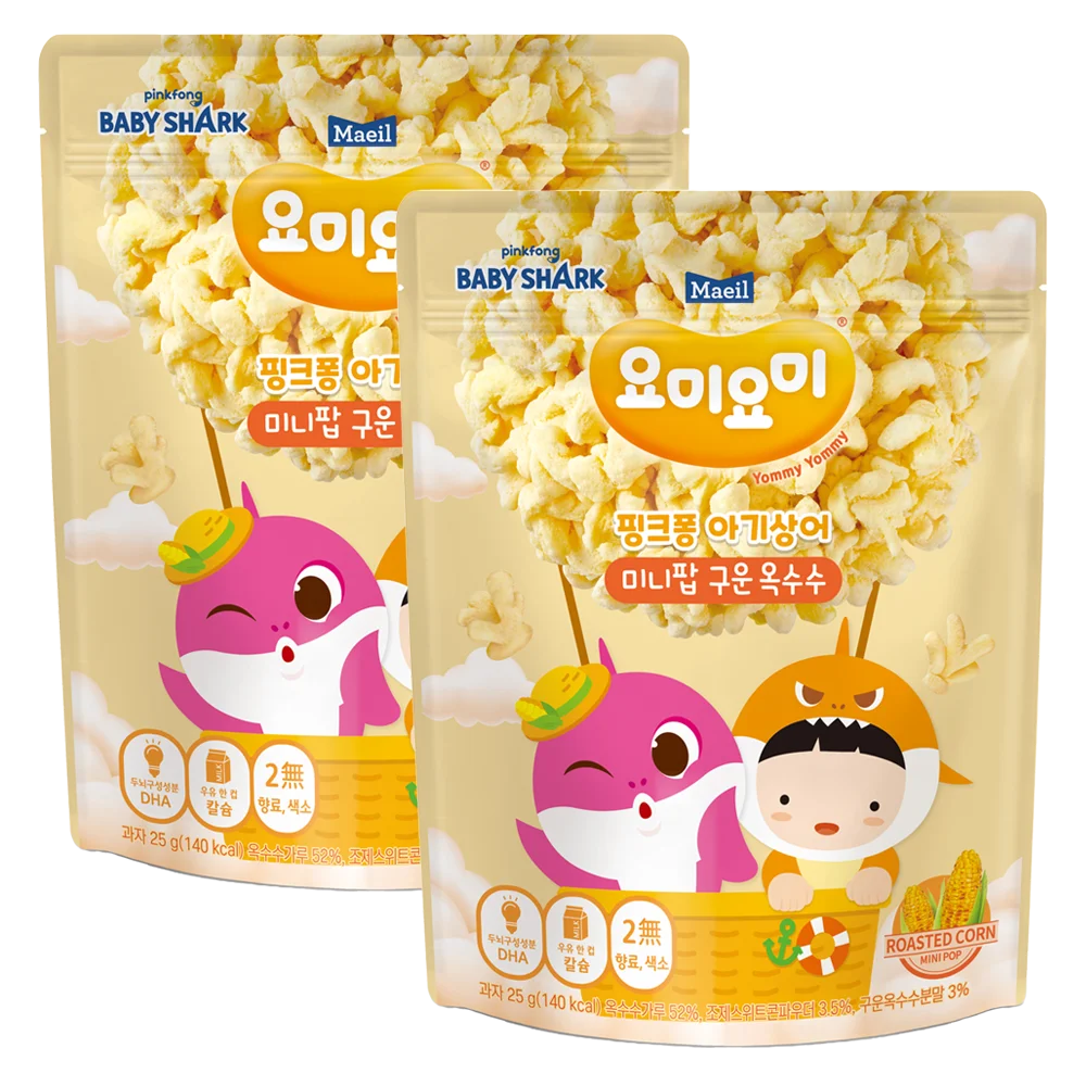 Combo 2 Thực Phẩm Bổ Sung Bánh Bỏng Bổ Sung Dha Yommy Maeil Vị Truyền Thống