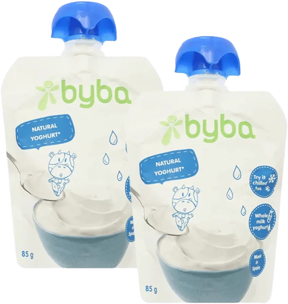 Combo 2 Sữa chua Byba vị tự nhiên 85g (≥ 6 tháng) - túi