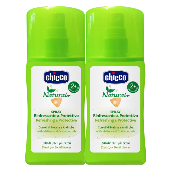 Combo 2 Xịt đa năng xua muỗi Chicco 100ml