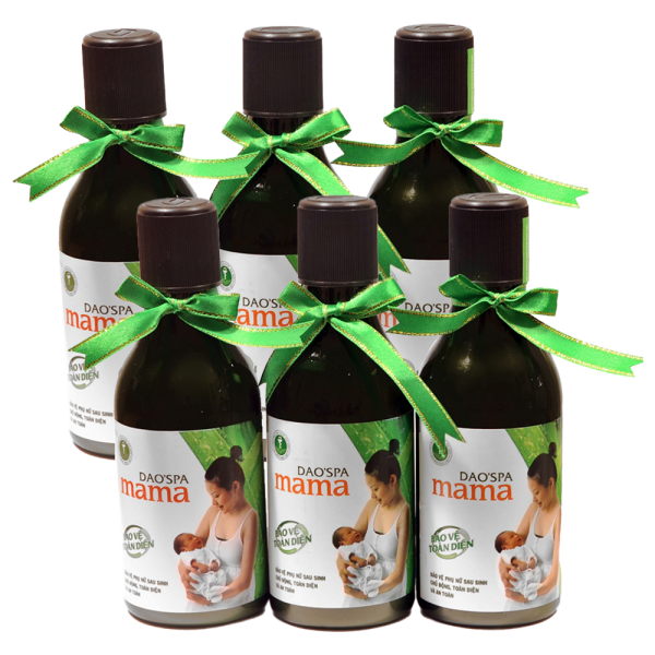 Combo 2 Dung dịch tắm cho sản phụ Dao'spa Mama (hộp 3 lọ x 250ml)