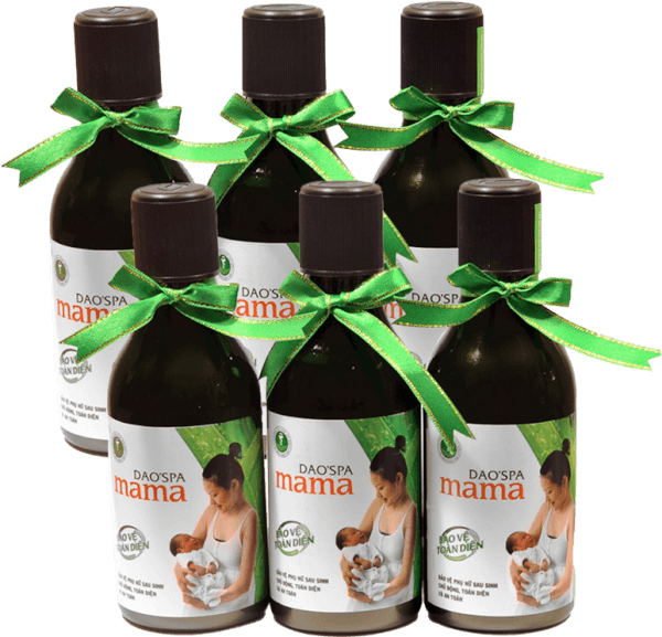 Combo 2 Dung dịch tắm cho sản phụ Dao'spa Mama (hộp 3 lọ x 250ml)