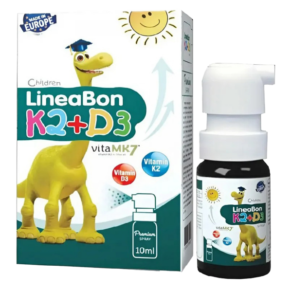 Thực phẩm bảo vệ sức khỏe LineaBon K2+D3 Spray dạng xịt