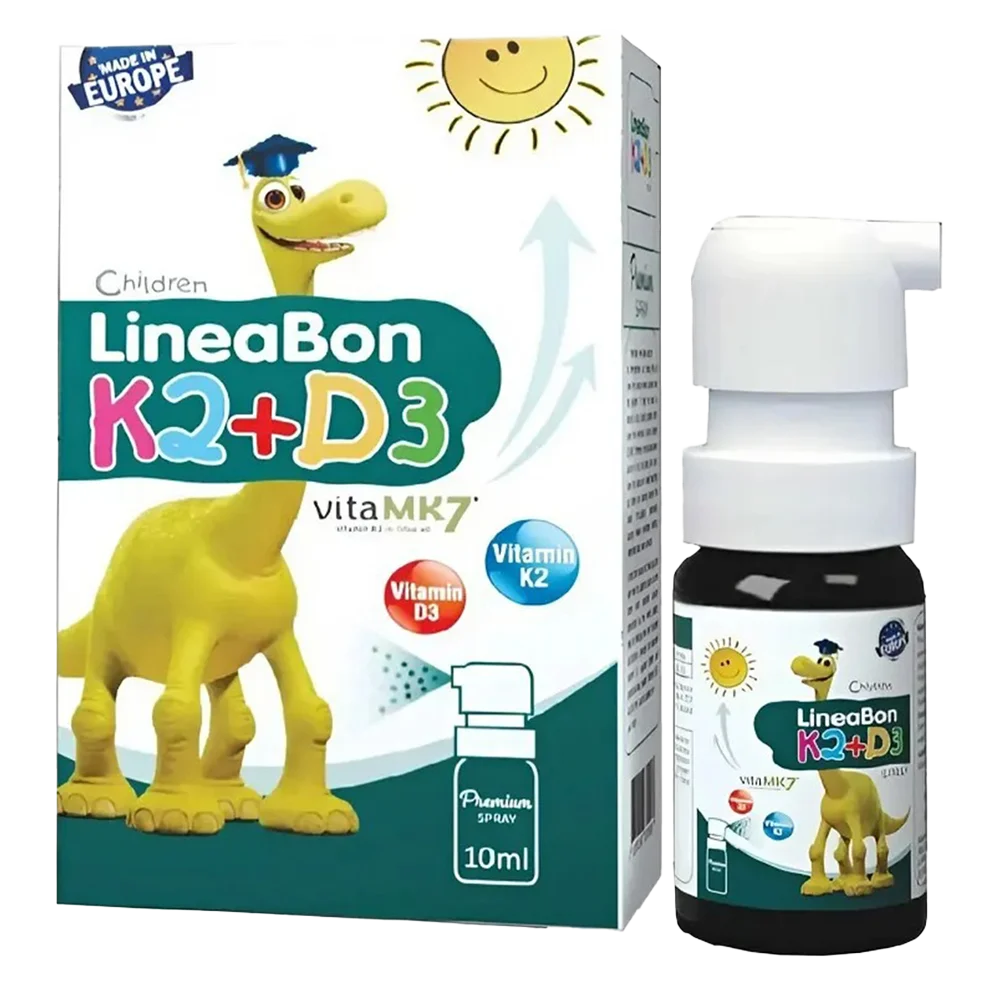 Thực phẩm bảo vệ sức khỏe LineaBon K2+D3 Spray dạng xịt