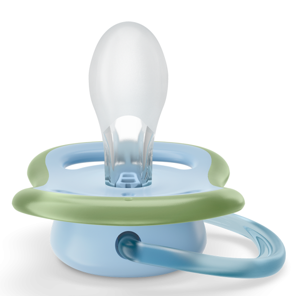 Ty ngậm Philips Avent siêu mềm 0-6M vỉ đơn (SCF086/03, xanh)