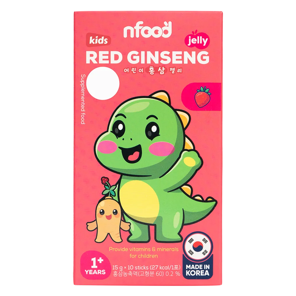 Combo 2 Thực phẩm bổ sung thạch hồng sâm trẻ em NFood