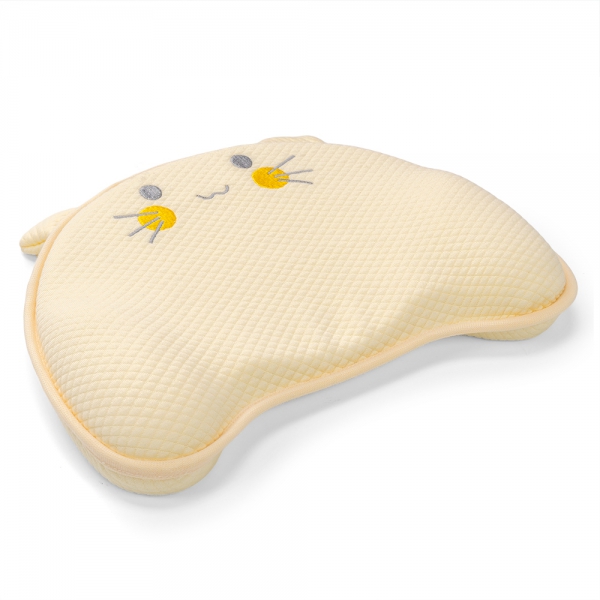 Gối memory foam (cao su non) hỗ trợ đầu bé Animo B2401_DQ001 (PUB103, Vàng)