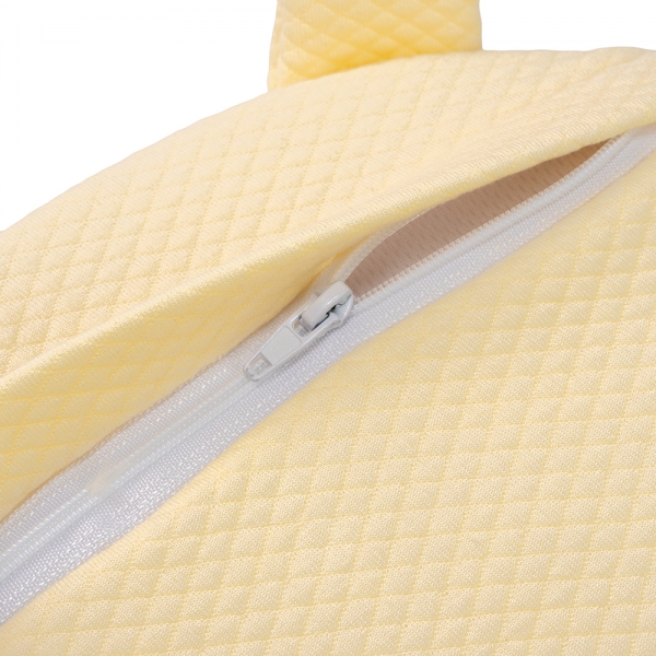 Gối memory foam (cao su non) hỗ trợ đầu bé Animo B2401_DQ001 (PUB103, Vàng)