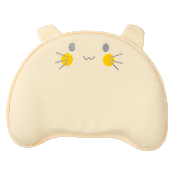 Gối memory foam (cao su non) hỗ trợ đầu bé Animo B2401_DQ001 (PUB103, Vàng)