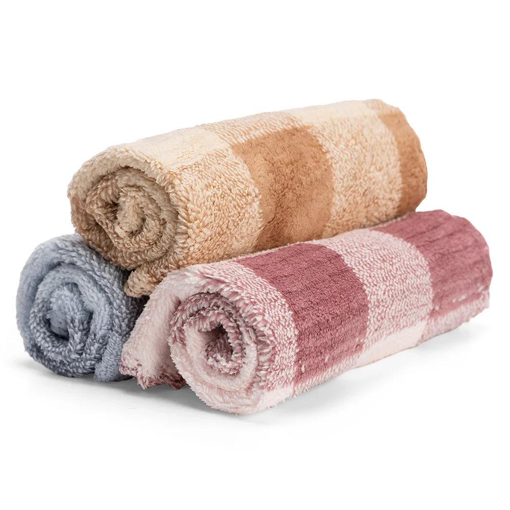 Combo 2 set 3 khăn đa năng Microfiber Poemy (30x30cm, Nhiều màu)