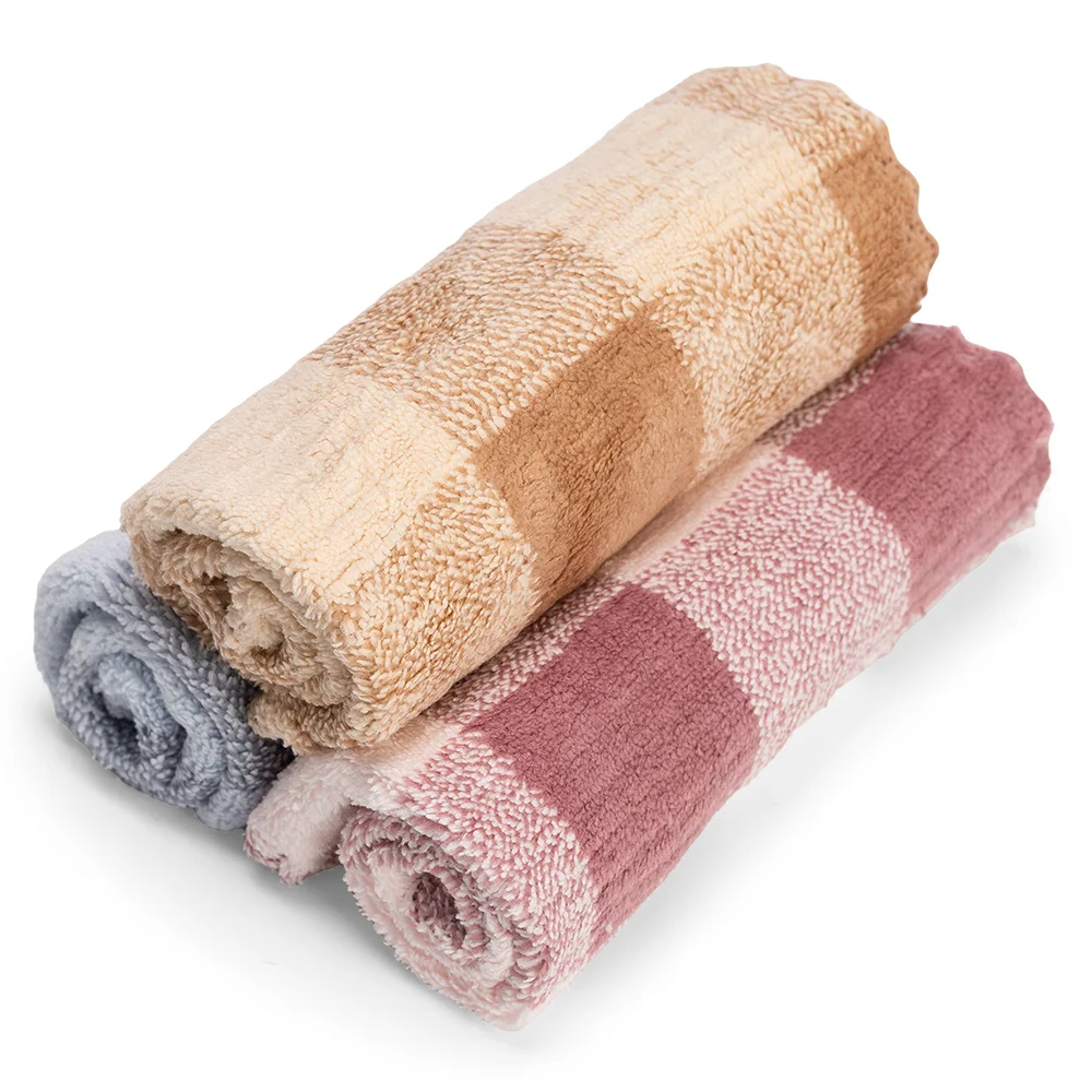 Combo 2 set 3 khăn đa năng Microfiber Poemy (30x30cm, Nhiều màu)