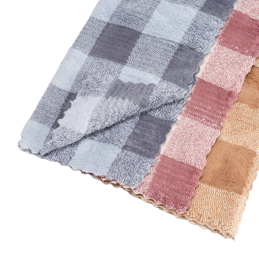 Combo 2 set 3 khăn đa năng Microfiber Poemy (30x30cm, Nhiều màu)