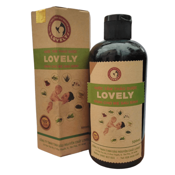 Nước tắm thảo dược Lovely - Dành cho mẹ sau sinh 500ml