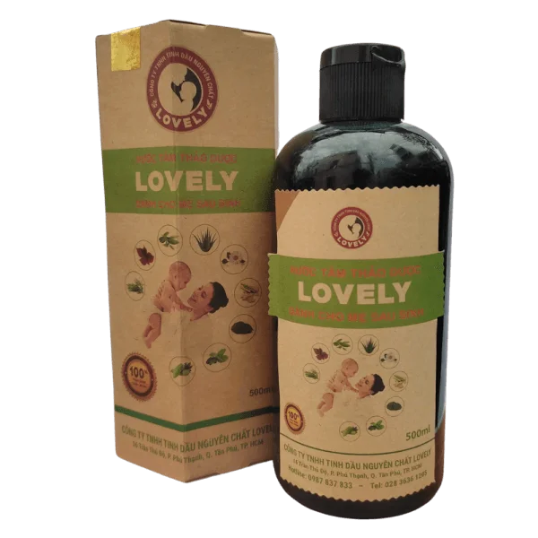 Nước tắm thảo dược Lovely - Dành cho mẹ sau sinh 500ml
