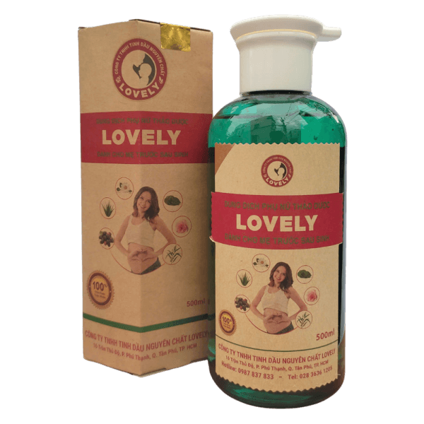 Dung dịch phụ nữ thảo dược Lovely - Dành cho mẹ trước và sau sinh 500ml