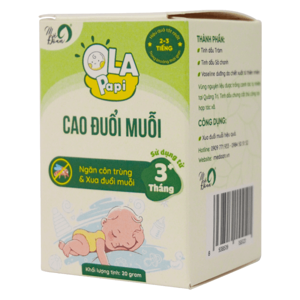 Cao đuổi muỗi Ola Papi 20g