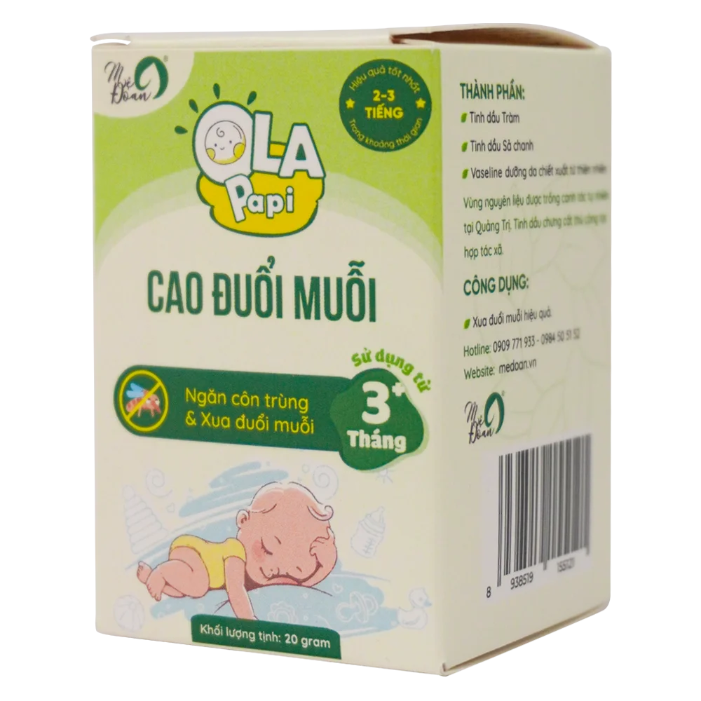 Cao đuổi muỗi Ola Papi 20g
