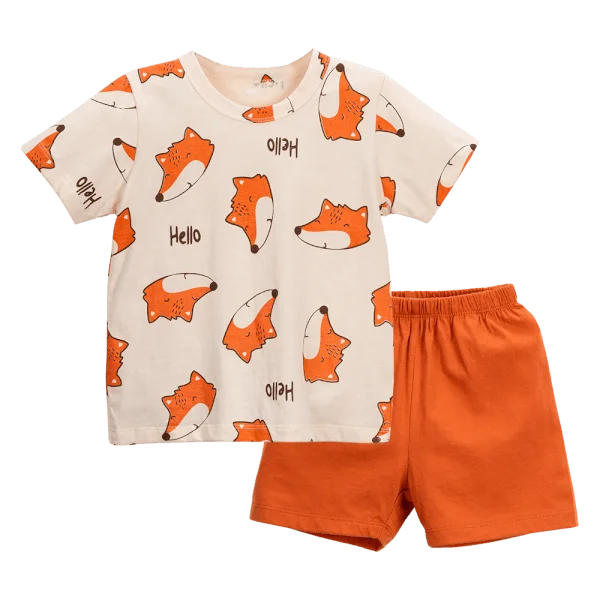 Bộ bé trai ngắn Animo Easy HN0724064 (1-4Y,Trắng)