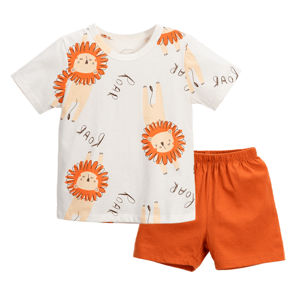 Bộ bé trai ngắn Animo Easy HN0724062 (1-4Y,Vàng nhạt)