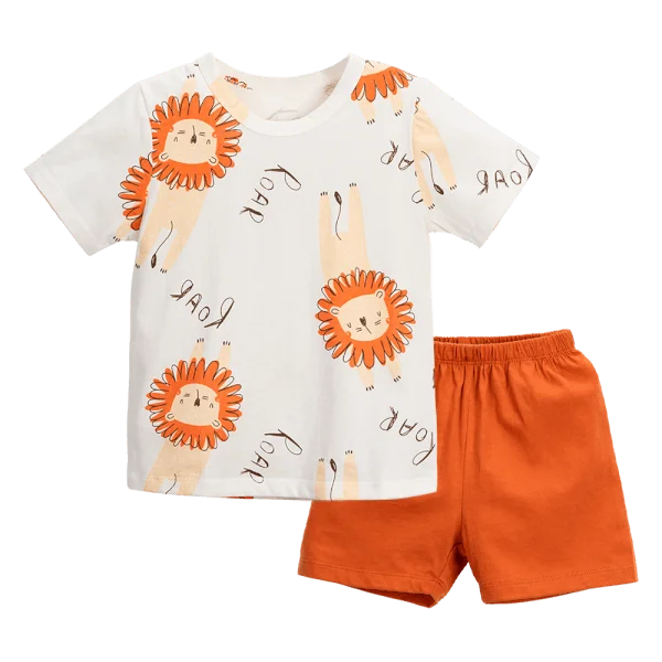 Bộ bé trai ngắn Animo Easy HN0724062 (1-4Y,Vàng nhạt)