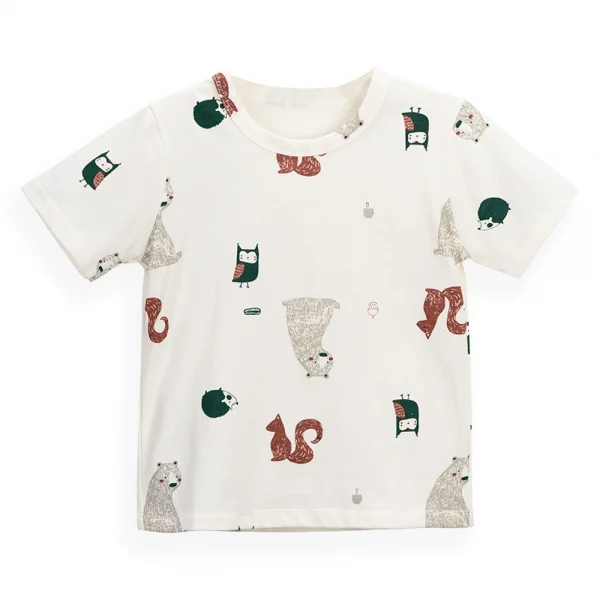 Bộ bé trai ngắn Animo Easy HN0724059 (1-4Y,Trắng)