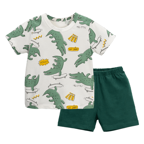 Bộ bé trai ngắn Animo Easy HN0724057 (1-4Y,Trắng)