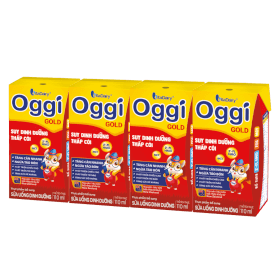 Quà tặng khi mua Thùng Sữa uống dinh dưỡng Oggi Gold 110ml, lốc 4 hộp (trên 1 tuổi)