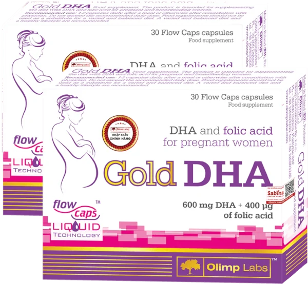 Combo 2 Thực phẩm bảo vệ sức khỏe Gold DHA