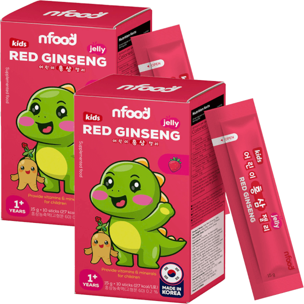 Combo 2 Thực phẩm bổ sung thạch hồng sâm trẻ em NFood