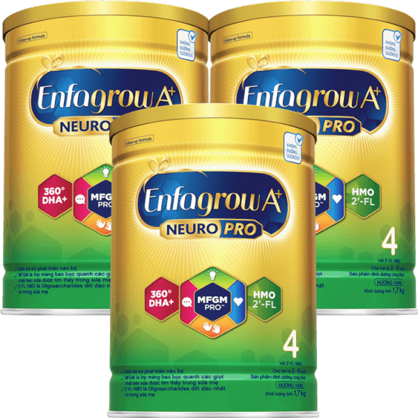 Combo 3 Sữa Enfagrow A+ số 4 1700g (2-6 tuổi) 2Flex