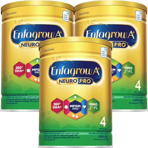 Combo 3 Sữa Enfagrow A+ số 4 1700g (2-6 tuổi) 2Flex