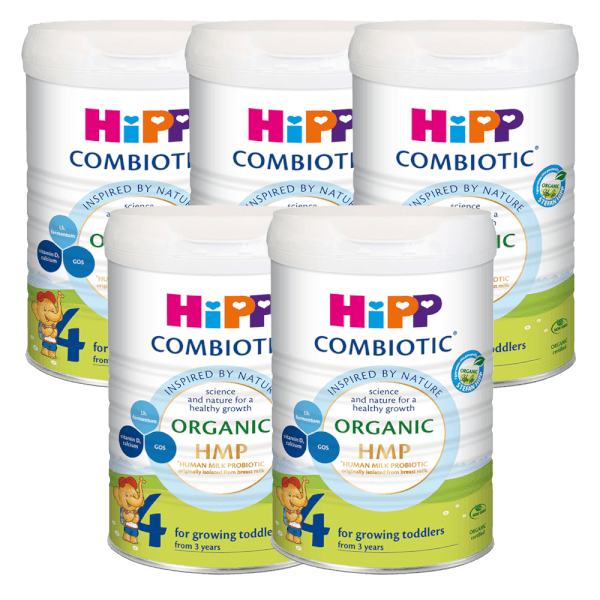 Combo 5 Sữa HiPP Organic Combiotic số 4 800g (từ 3 tuổi)