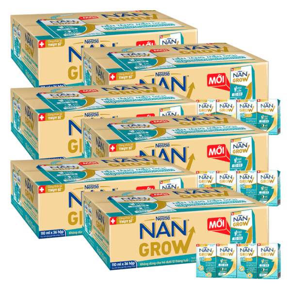 Combo 6 thùng sữa Nestlé NANGROW 9 (4x110ml)