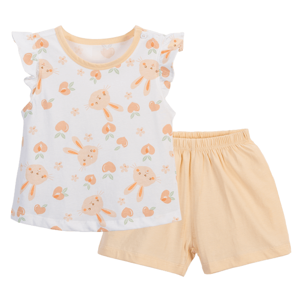 Bộ bé gái ngắn Animo Easy TX0924001 (1-4Y,Be)