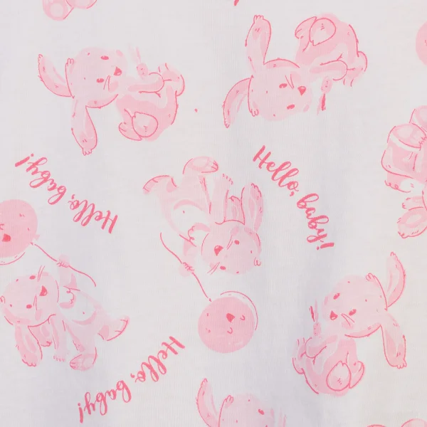 Bộ bé gái ngắn Animo Easy TX0824017 (1-4Y,Hồng nhạt)