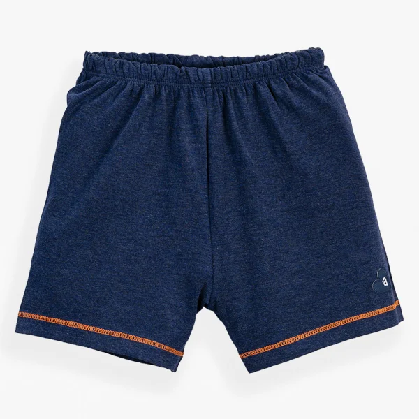 Bộ tính năng ngắn, vải sợi sồi BST Bóng chày Animo BMC123083 (0-24M,Xanh đen)