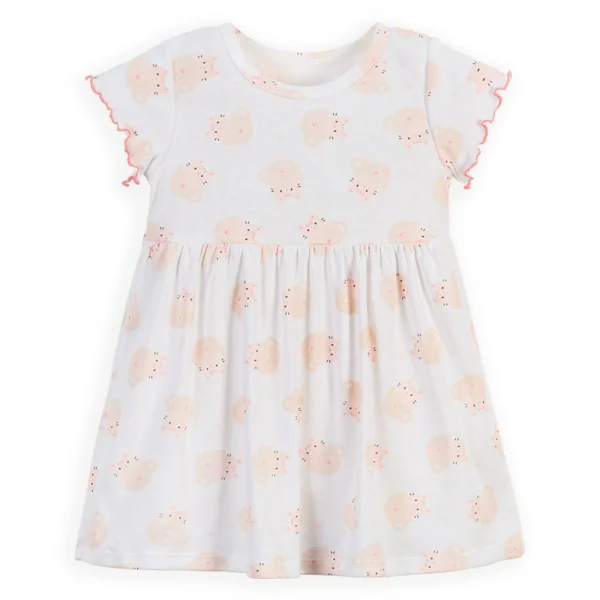 Đầm bé gái Animo Easy LU0924070 (1-4Y,Trắng)