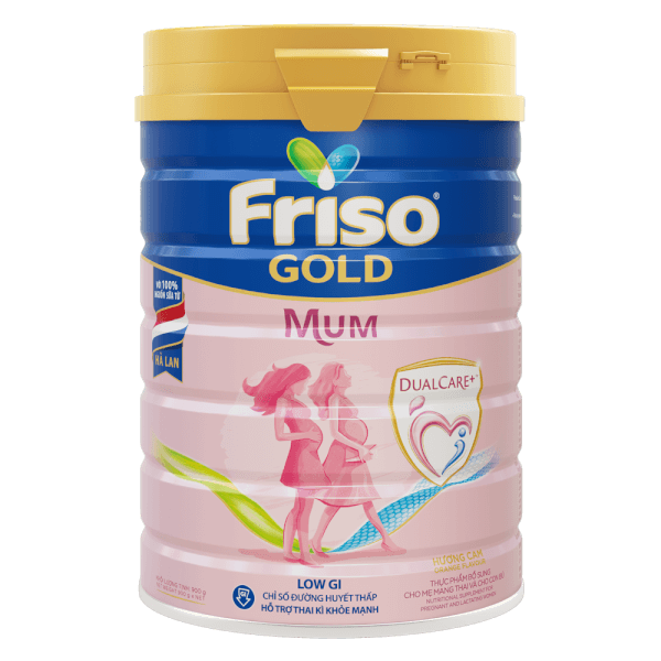 Sữa bầu Friso Mum Gold 900g hương cam