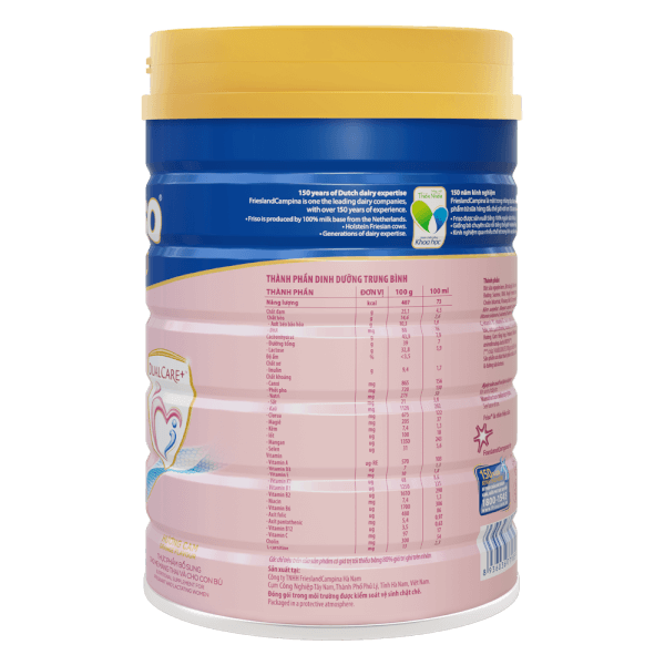 Combo 6 lon Sữa bầu Friso Mum Gold 900g hương cam