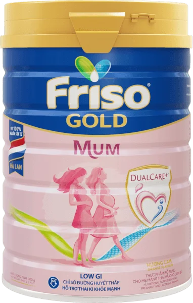 Sữa bầu Friso Mum Gold 900g hương cam
