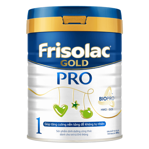 Sữa Frisolac Gold Pro số 1 800g (0-6 tháng)