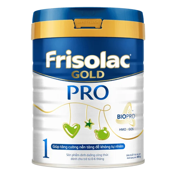 Sữa Frisolac Gold Pro số 1 800g (0-6 tháng)
