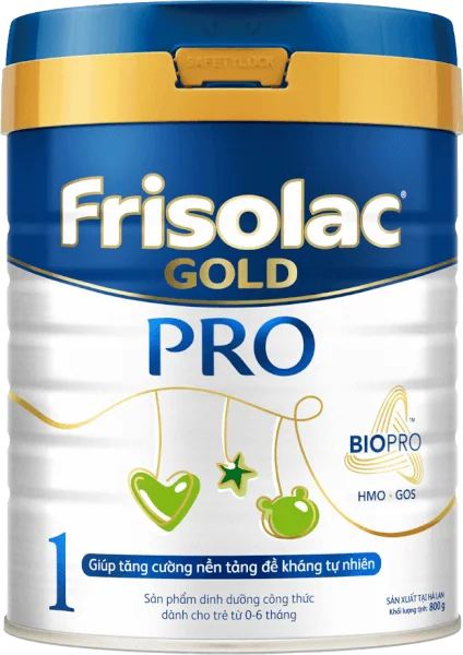 Sữa Frisolac Gold Pro số 1 800g (0-6 tháng)