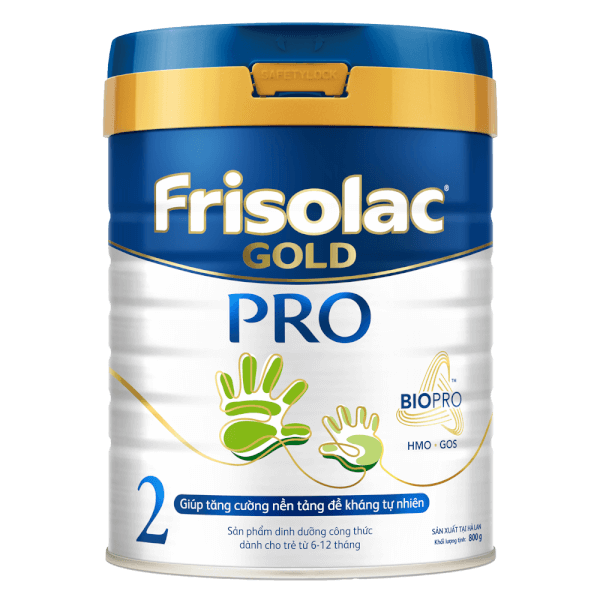 Sữa Frisolac Gold Pro số 2, 800g (6-12 tháng)