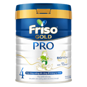 Quà tặng khi mua Combo 2 lon sữa Friso Gold Pro số 4, 800g (trên 3 tuổi)