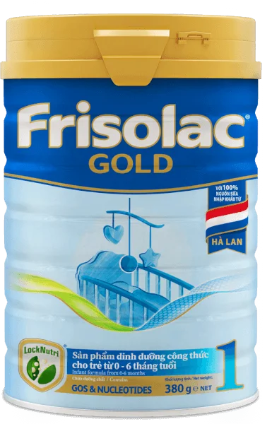 Sữa Frisolac Gold số 1 380g (0-6 tháng)