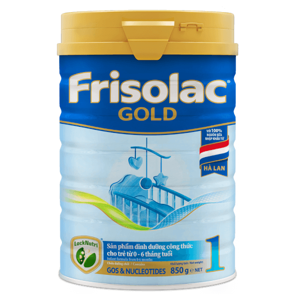 Sữa Frisolac Gold số 1 850g (0-6 tháng)